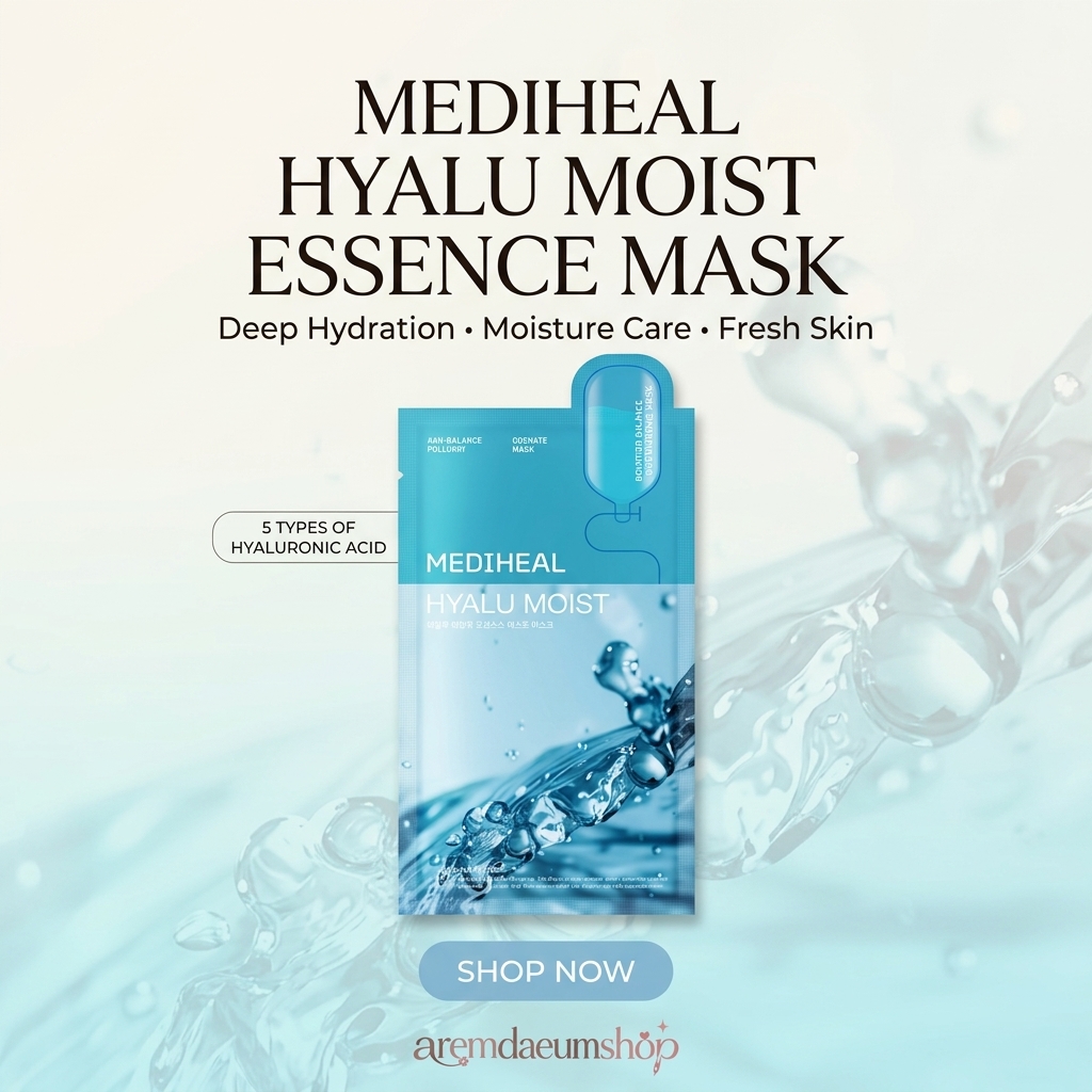 Mediheal Hyaluro Moist Essence Mask (15 sheets)