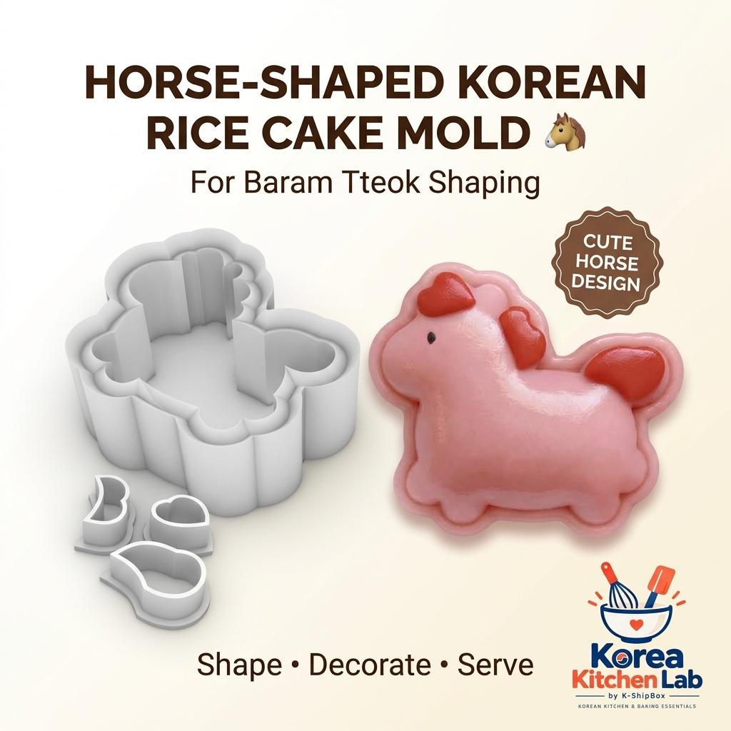 Horse Baram-Tteok / Songpyeon Mold
