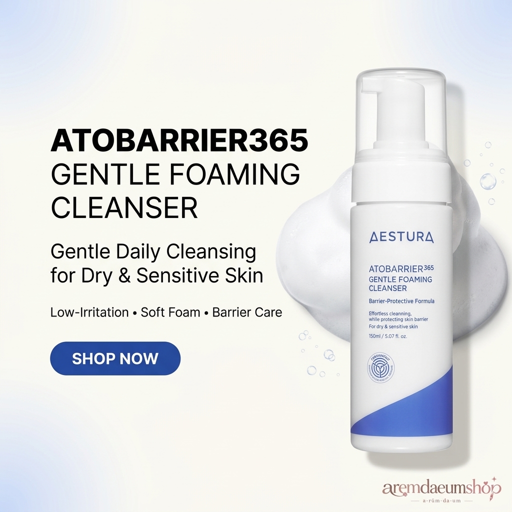 Aestura Atobarrier365 Gentle Foaming Cleanser (150ml)