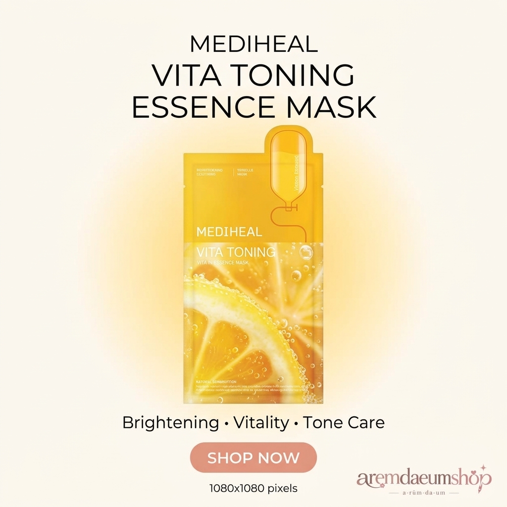 Mediheal Vita Toning Essence Mask (15 sheets)