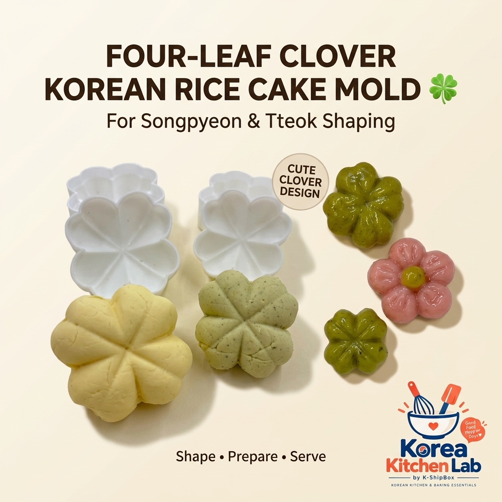 Four-Leaf Clover Songpyeon Mold