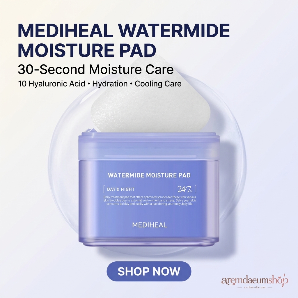Mediheal Watermide Deep Moisture Pad (100 pads x 2)