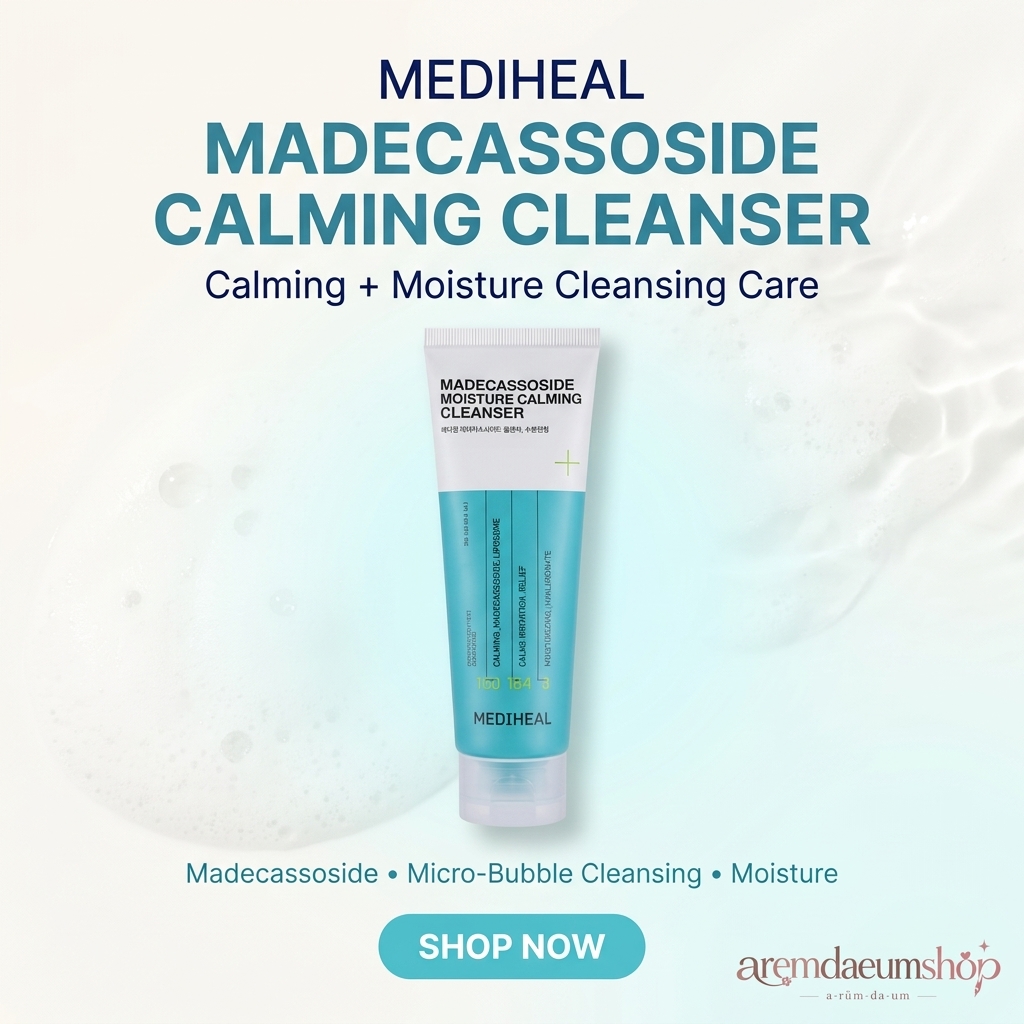 Mediheal Madecassoside Soothing Cleansing Foam (120ml x 2)