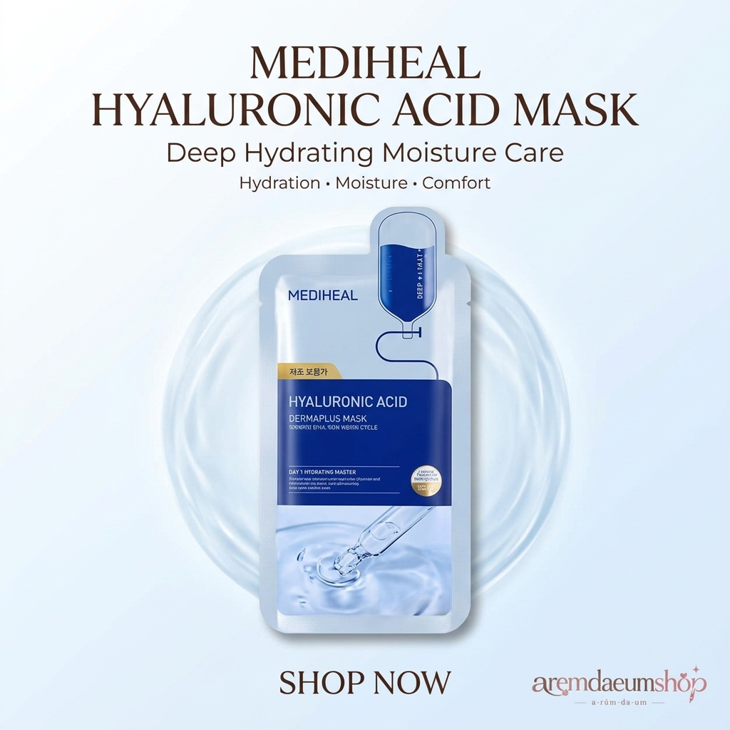 Mediheal Derma Plus Low-Molecular Hyaluronic Mask (10 sheets)